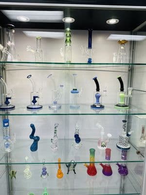Glass at Inhale Exhale Smoke